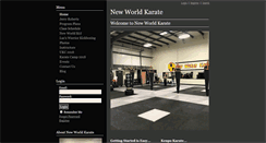 Desktop Screenshot of newworldkarate.com